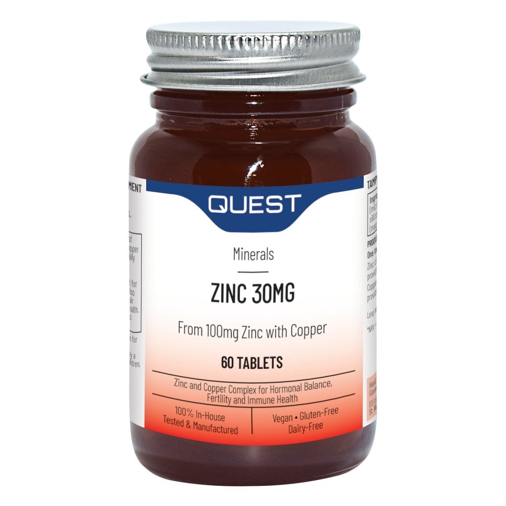 Quest Zinc (+Copper) 30mg 60tabs