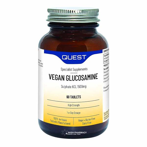 Quest Glucosamine Sulphate KCL 1500mg 60 Tablets