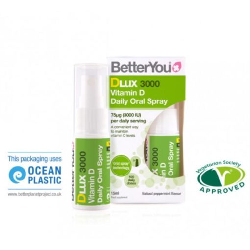 Better You DLux 3000 Vitamin D3 Oral Spray 15ml