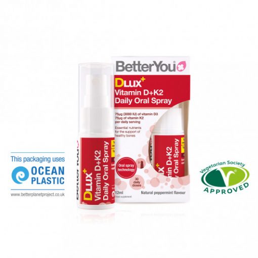 BetterYou DLux+ Vitamin D+K2 Oral Spray
