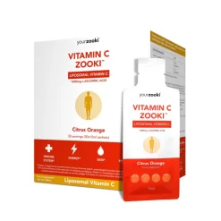 Zooki Vitamin C 1000MG l-Ascorbic Acid 30 servings