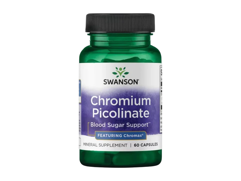 Swanson Chromium Picolinate 200mcg - 60 Capsules